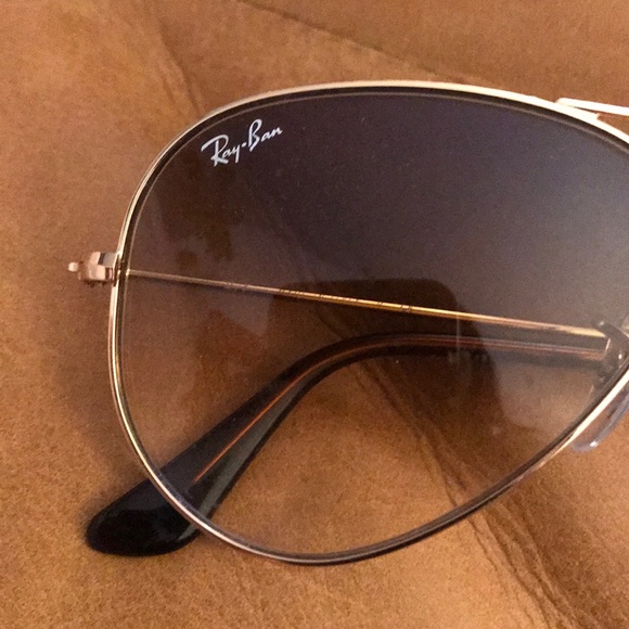 Ray Ban Aviators Sunglasses - Gold and Brown